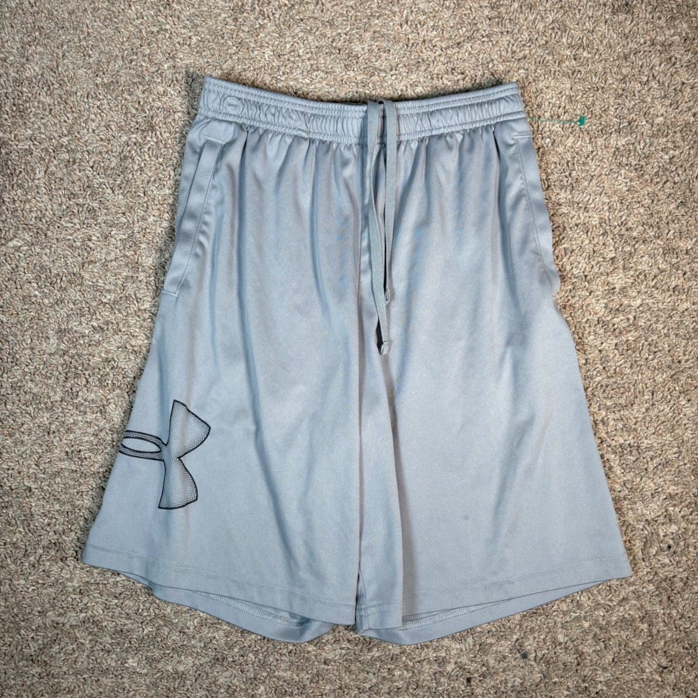 Under Armour Athletic Shorts Lightweight Training Gym Activewear Gray‎ M